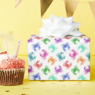 Papier Cadeau Motif De Crabes
