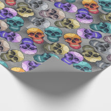 Motif de crâne gothique Halloween