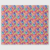 Papier Cadeau Motif de crânes 3 (Plat)