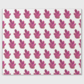 Papier Cadeau Motif de cristaux violets (Plat)