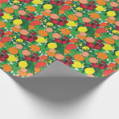 Papier Cadeau Motif de croquis à main de fruits (Coin)