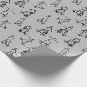 Papier Cadeau Motif de croquis de sketch (Coin)