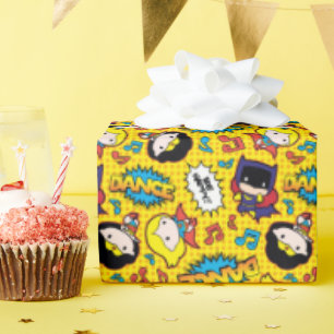 Papier Cadeau Motif de danse Chibi Heroine