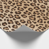 Papier Cadeau Motif de design imprimé léopard exotique (Coin)
