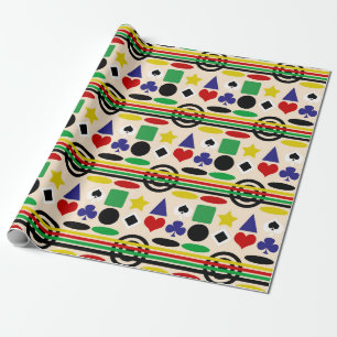 Papier Cadeau Motif de design tribal scandinave nordique