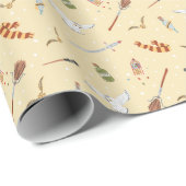 Papier Cadeau Motif de dessin animé Harry Potter (Coin rond)