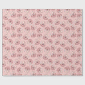 Papier Cadeau Motif de dessin de chef calmar (Plat)