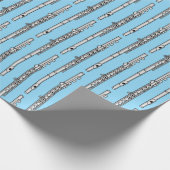 Papier Cadeau Motif de dessin de flux (Coin)