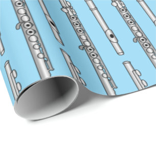 Papier Cadeau Motif de dessin de flux