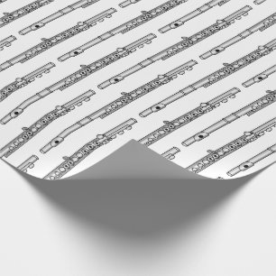 Papier Cadeau Motif de dessin de flux