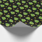 Papier Cadeau Motif de dessin de grenouille (Coin)