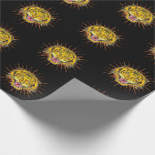 Papier Cadeau Motif de dessin de tigre (Coin)