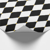 Papier Cadeau Motif de diamant de harlequin (Coin)