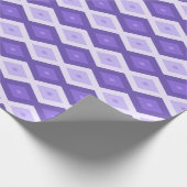 Papier Cadeau Motif de diamant violet (Coin)