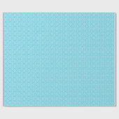 Papier Cadeau Motif de diamants chic | Turquoise (Plat)