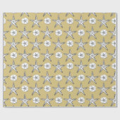 Papier Cadeau Motif de Dollar de Sable de Starfish (Plat)