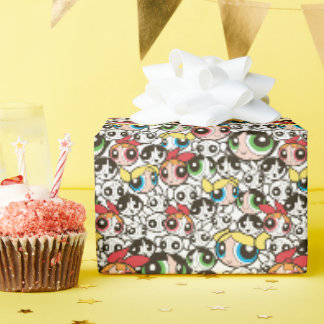 Papier Cadeau Motif de face pour les filles Powerpuff