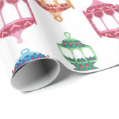 Papier Cadeau Motif de Fanous (Coin rond)