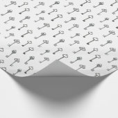 Papier Cadeau Motif de fausse clé (Coin)