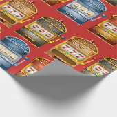 Papier Cadeau Motif de fentes rétro (Coin)