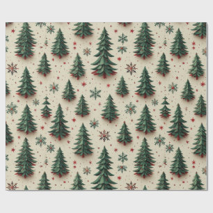 Papier Cadeau Motif de fête coloré