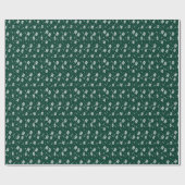 Papier Cadeau motif de feuille (Plat)