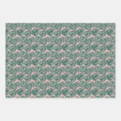 Papier Cadeau Motif de feuille tropicale (Devant 2)