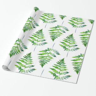 Papier Cadeau Motif de feuilles de fougère