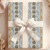 Papier Cadeau Motif de flèche de la tribu Boho