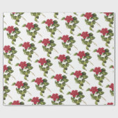 Papier Cadeau Motif de fleur de camélia (Plat)