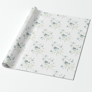 Papier Cadeau Motif de fleur de Campanula