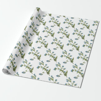 Papier Cadeau Motif de fleur de Commelina