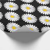 Papier Cadeau Motif de fleur de style de marguerite (Coin)