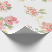 Papier Cadeau Motif de fleurs (Coin)