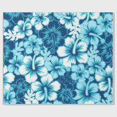 Papier Cadeau Motif de fleurs (Plat)