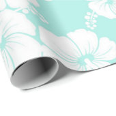Papier Cadeau Motif de fleurs (Coin rond)
