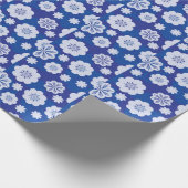 Papier Cadeau motif de fleurs (Coin)