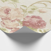 Papier Cadeau Motif de fleurs (Coin)