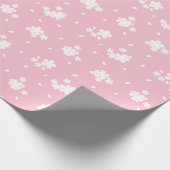Papier Cadeau Motif de fleurs de cerisiers de Sakura (Coin)
