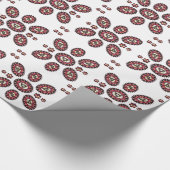 Papier Cadeau Motif de fleurs Mandala (Coin)