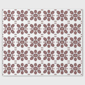 Papier Cadeau Motif de fleurs Mandala (Plat)