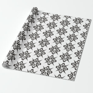 Papier Cadeau Motif de flocon de neige
