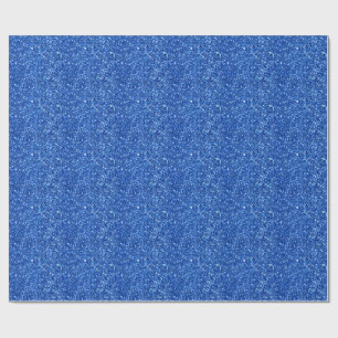 Papier Cadeau Motif de fond bleu scintillant