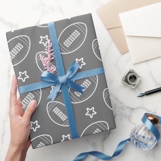 Papier Cadeau Motif de football (Cadeaux)