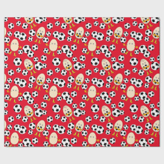 Papier Cadeau Motif de football Egghead