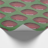 Papier Cadeau Motif de football peint (Coin)