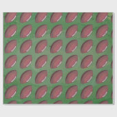 Papier Cadeau Motif de football peint (Plat)