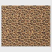Papier Cadeau Motif de fourrure de chats sauvages Leopard Spots (Plat)
