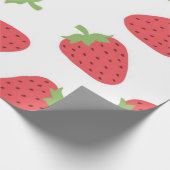 Papier Cadeau Motif de fraises (Coin)