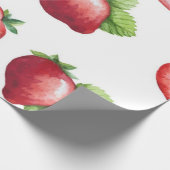 Papier Cadeau Motif de fraises (Coin)